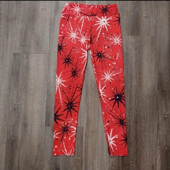 *NWOT* LulaRoe America One Size Leggings - Picture 2 of 4